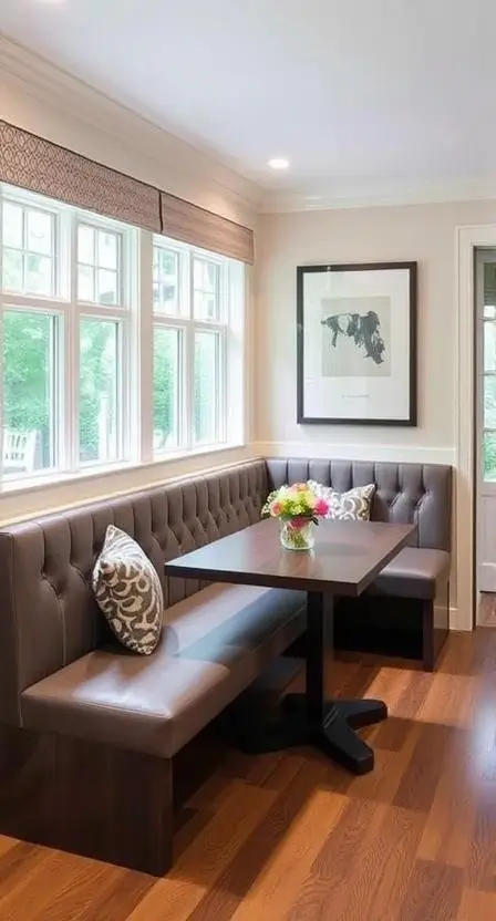 Modular Sectional Banquette with interchangeable components