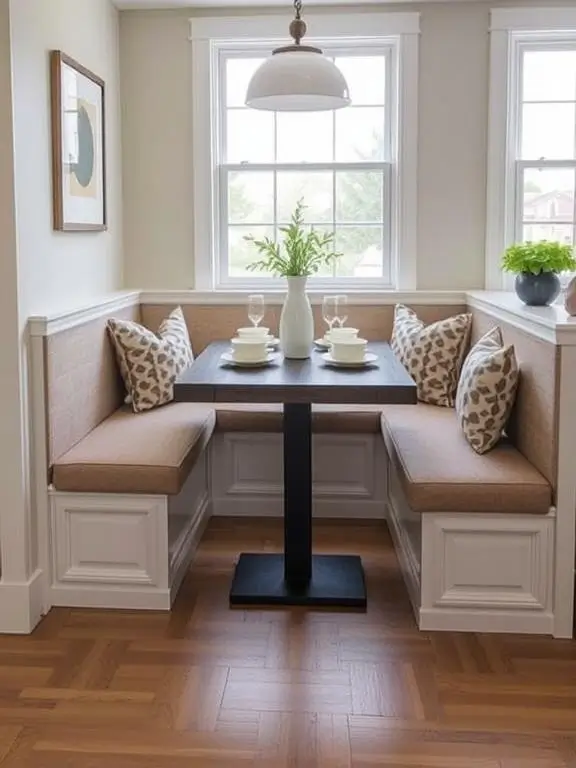 Smart Home Integration Bench with integrated controls